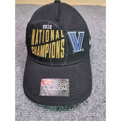 Nike Hat Mens OSFA Black Villanova 2018 National Champions Locker Room Cap