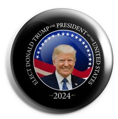 2024 Presidential Election Buttons (2.25 inches) – Made in the USA (5 Pack)