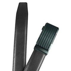 Genuine Leather Mens Ratchet Belt Belts For Men Adjustable Automatic Buckle