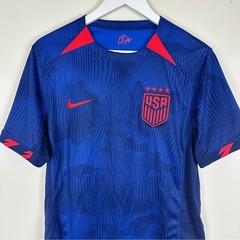 Nike USA USMNT Soccer 2023 4 Stars Blue Jersey