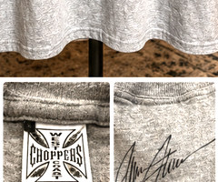 NWOT 2007 WEST COAST CHOPPERS TSHIRT SIZE 2XL JESSE JAMES SIGNED AUTOGRAPHED