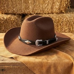 Thinp Cowboy Hat Bands for Men Women,26 Inch Western Hat Band with Buckle Adjust
