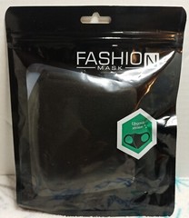 Black Fashion Protective Face Mask Upgrade Version 5 in a pack