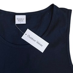 Outdoor Voices Men’s Sz M NWT Black Everyday Tank Top Organic Cotton