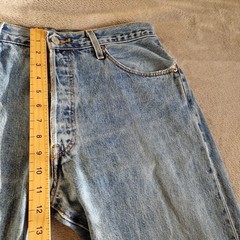 Levi’s 501 XX Jeans Mens W38 L30 Blue Denim Straight Button Fly Big E