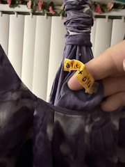 Alice + Olivia Size Small Emma Curved Hem Silk Blend Racerback Tank Dress Purple