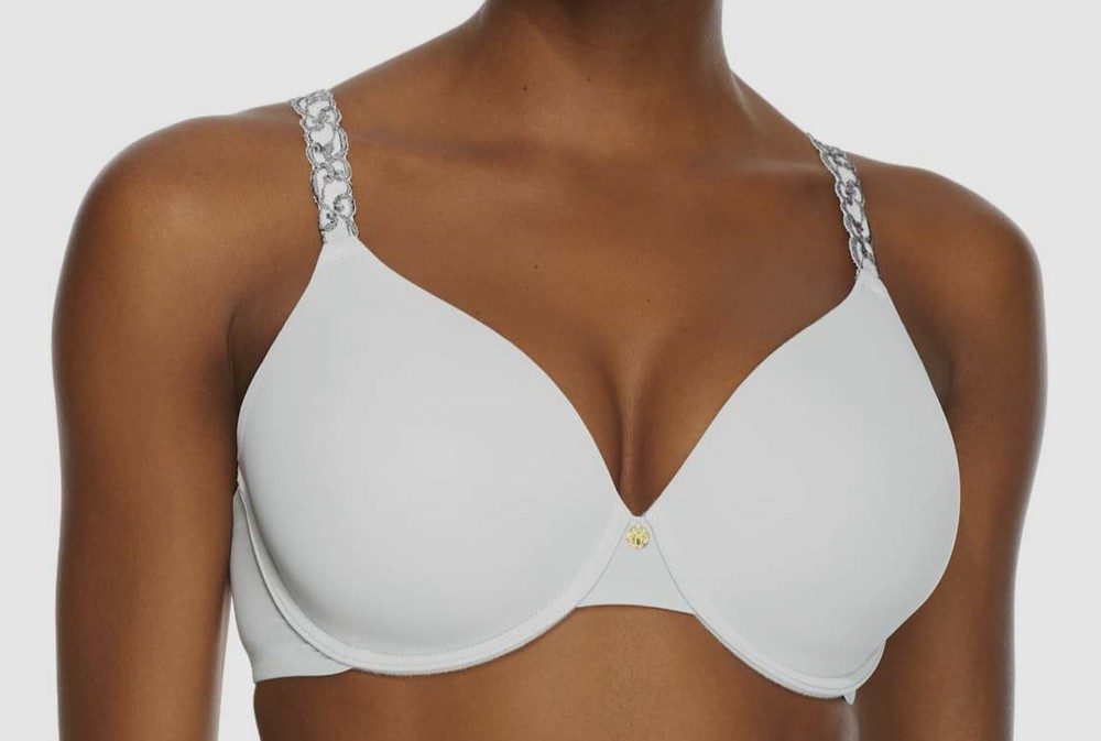 $72 Natori Women’s Blue Pure Luxe Stretch Underwire Contour T-Shirt Bra 32DDD