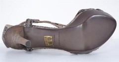 NEW BURBERRY PRORSUM $950 DEGRADE PYTHON SNAKESKIN NOVA CHECK SHOES~40 10