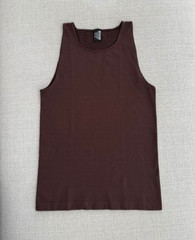 Wolford Tank 95% Nylon and 5% Spandex ~ Brown – VELVET MIX – Luxury ~ Medium