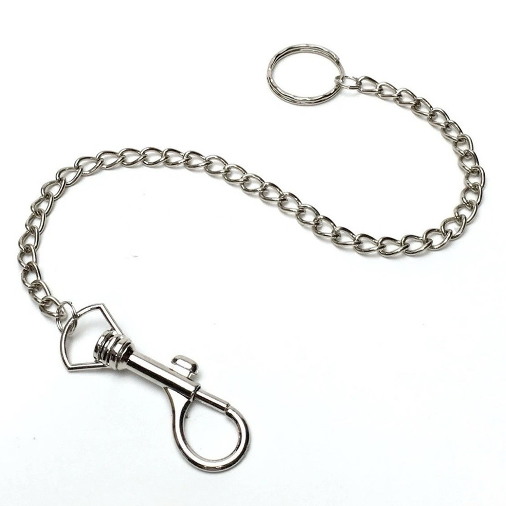 10.6″ inch SnapHook Key Chain Belt Loop Wallet Metal Chain Anti-Pickpocket
