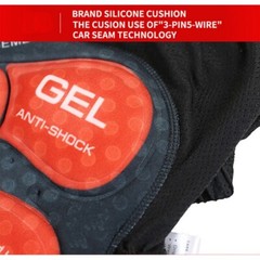 Mens Cycling Underwear Biking Shorts 5D Gel Padded Liner Quick Dry Bike Riding