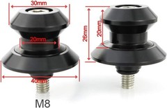 1 Pair M8 X1.25 Motorcycle Swing Arm Bobbins/Slider/Spool, Fit for Z650/Z900/…