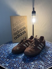 Adidas Samba OG Men’s Suede Low-Top Sneakers Preloved Brown/Wonder White IG1357