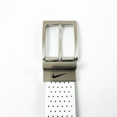 NIKE GOLF MEN’S PERFORATED REVERSIBLE BELT SIZE: 38 (FITS W36) WHITE/BLACK 18186