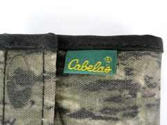 Cabela’s Camouflage Multipurpose Trifold Wallet/Pouch, Hook and Loop Closure NEW