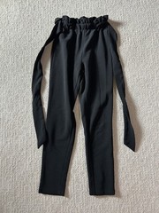 Small Black Loose Tie Women’s Business Dress Pants