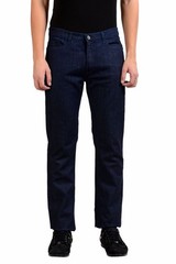 Versace Collection Men’s Dark Blue Classic Straight Leg Jeans US 32 IT 48