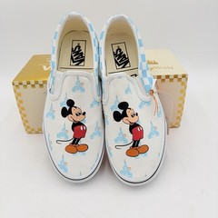 VANS x DISNEY 50TH ANNIVERSARY Mickey Mouse Walt Disney World Slip-On M 6 W 7.5