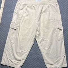 Collections Etc. Women’s Cotton Elastic Waist Cargo Crop Pants Large 100% cotton