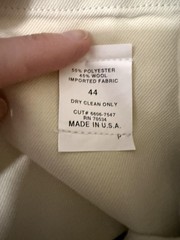 Andrew Fezza Orvis Suit Mens 48L 44×32 Wool Herringbone 2 Piece Jacket Pants