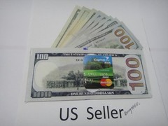 Newest 100 dollar bill wallet bifold ultra thin card holder