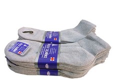 Gray ANKLE Diabetic Socks Circulatory Health Men’s & Women’s Cotton All Size
