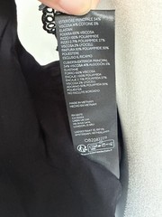 Anthropologie Black Bib Tank Top Eyelet Lace