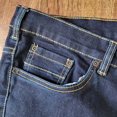 Jacamo Men’s Denim Jeans Waist 50 inches, Leg 27.5 inches Dark Blue Zip Fly Uk