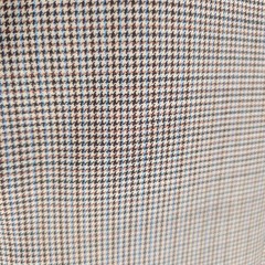 Brooks Brothers Men Blazer Two Button Wool Hounds Tooth Beige Multi Size 46L