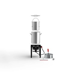 Camp Chef 30-qt Boil Pot and 10-qt Fry Pot with 1 -Burner Propane Electro|119280
