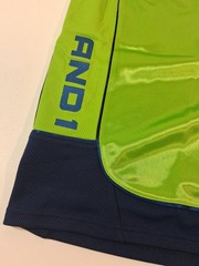 And1 Mens Athletic Shorts Basketball Gym Green Lime Navy Blue M L XL 2XL 3XL