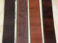 Men’s Full Grain Buffalo Leather Belt – Handmade USA, Casual Work, 1.5″ Wide