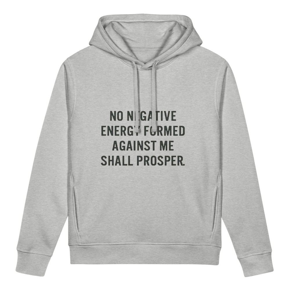 No Negative Energy Unisex organic side pocket hoodie