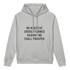 No Negative Energy Unisex organic side pocket hoodie