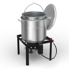 Camp Chef 80-qt Boil Pot with 1 -Burner Propane Electronic Stainless stee|119455