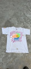 Vintage 90s Penn Tennis Abstract Neon Graphic T-Shirt Oneita Power-T