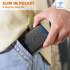 BULLIANT Men Wallet Airtag&Standard Use,Slim Front Pocket Wallet Money Clip for