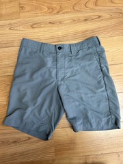 Light Gray North Face Lightweight Hiking Shorts Mens 34 Nylon Poly mix 9” inseam