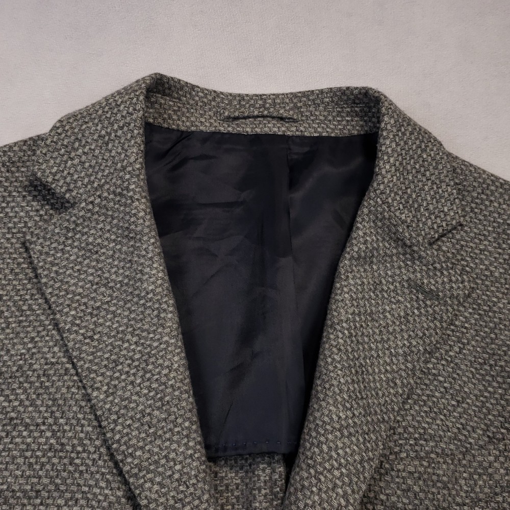 SPADA Roma Sport Coat Men 44 (EU 54) Wool Polyamide Knit Surgeon Cuff Italy Made