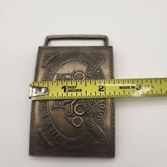 Vintage Henry Ford Detroit Model T Brass Automobiles Belt Buckle 3×2.25 inches