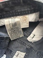 Diesel Larkee 2000’s Straight Jeans Men’s W28 L32 Grey Wash Distressed