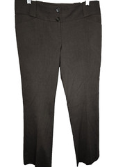 THE LIMITED DREW FIT BROWN STRETCH DRESS PANTS SIZE 6R INSEAM 30.5 INCHES