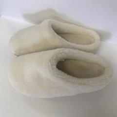 Alo Sherpa Recovery Mode Slipper Shoe M 5/W 6.5 Cream