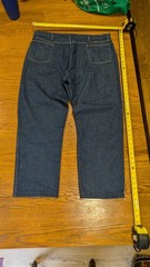Vintage Rustler Wrangler Jeans 40×32 Mens Dark Wash 100% Cotton Made In USA