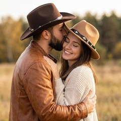 Thinp Cowboy Hat Bands for Men Women, 26 Inch Western Hat Band with Buckle Adjus