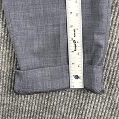 Strellson Pants Men 36×29.5 Blue Linen Hopsack Flat Front Summer Premium Slacks