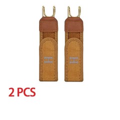 2PCS Tactical Metal Hook Elastic Belt Buckle-Less Invisible Waist Belt Closure