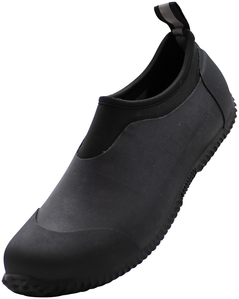 NORTY Rubber Waterproof Garden Ankle Rain Shoes for Men – Runs 2 Sizes Big