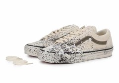 VANS Old Skool 36 Paint Splatter White Turtle Dove Black – Size 11 Men – NEW