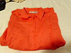 Worthing Woman Long Sleeve Buton Up Blouse Sz 20W